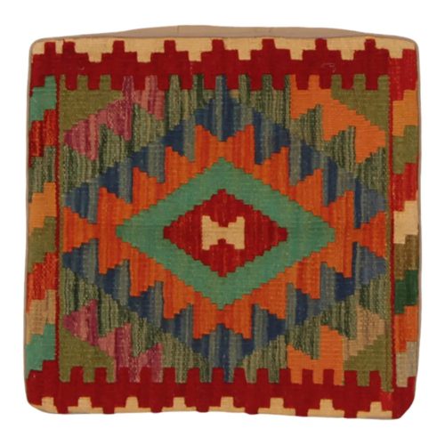 Kilim díszpárna 45x45 kézi szövésű párnahuzat
