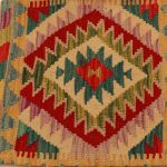 Kilim díszpárna 45x45 kézi szövésű párnahuzat