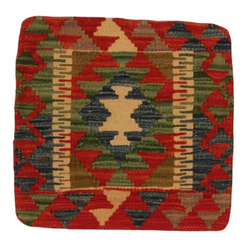 Kilim díszpárna 45x45 kézi szövésű párnahuzat