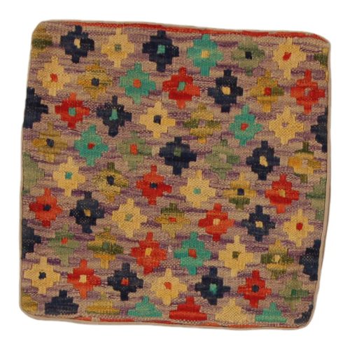 Kilim díszpárna 45x45 kézi szövésű párnahuzat