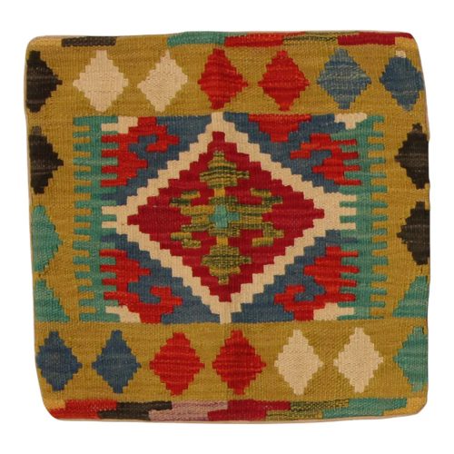 Kilim díszpárna 45x45 kézi szövésű párnahuzat