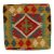 Kilim díszpárna 45x45 kézi szövésű párnahuzat