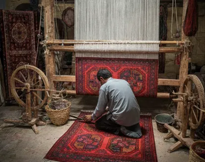Afgán szőnyegek nyírása